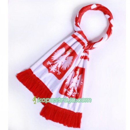 Polen VM 2018 Halsduk Vit Röd